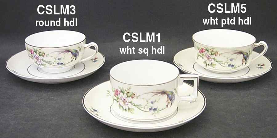 Songbird Flat Cup & Saucer Set by Heinrich - H&C-1