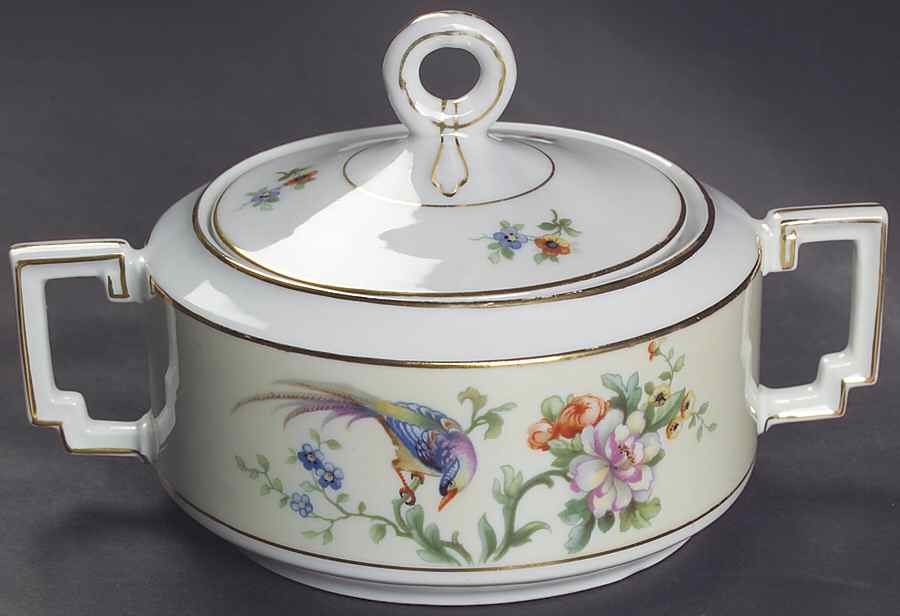 Songbird Sugar Bowl & Lid by Heinrich - H&C-1