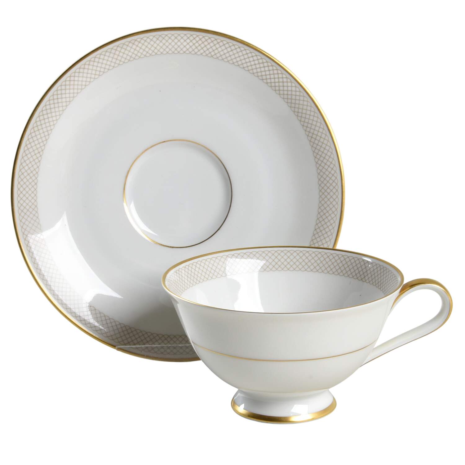Spinning Footed Cup & Saucer Set by Heinrich - H&C-1