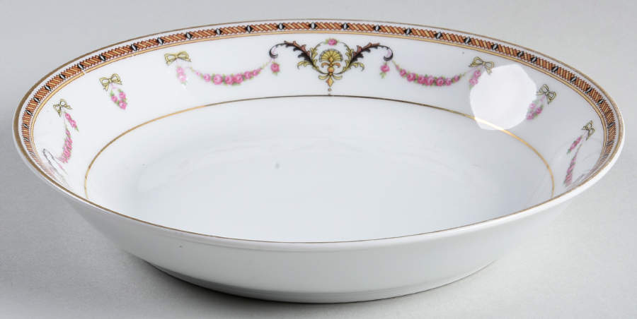 St Germaine (White Body) Coupe Soup Bowl by Heinrich - H&C-1
