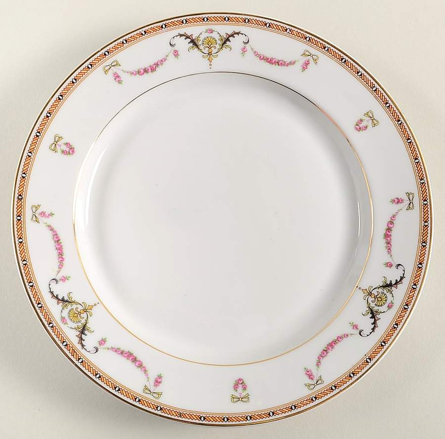St Germaine (White Body) Luncheon Plate by Heinrich - H&C-1