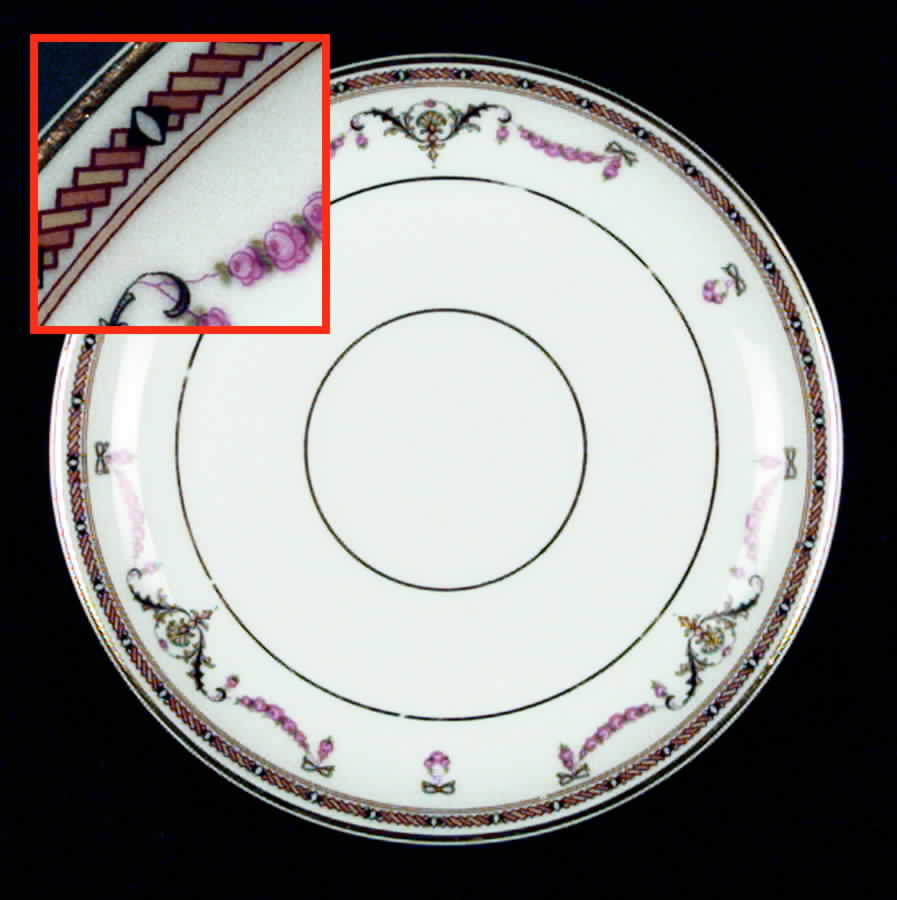 St Germaine (White Body) Saucer by Heinrich - H&C-1