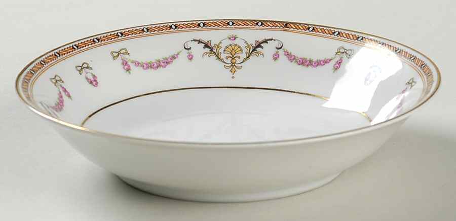St Germaine (White Body) Coupe Cereal Bowl by Heinrich - H&C-1