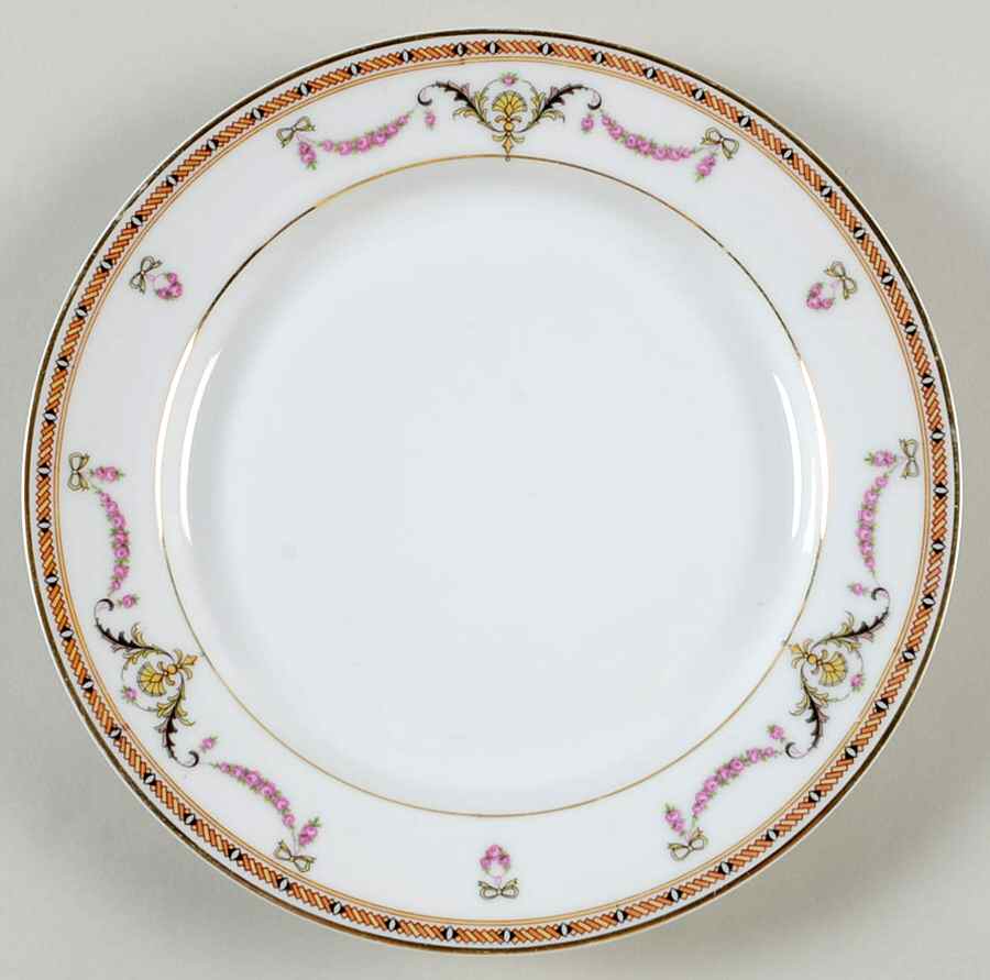 St Germaine (White Body) Salad Plate by Heinrich - H&C-1