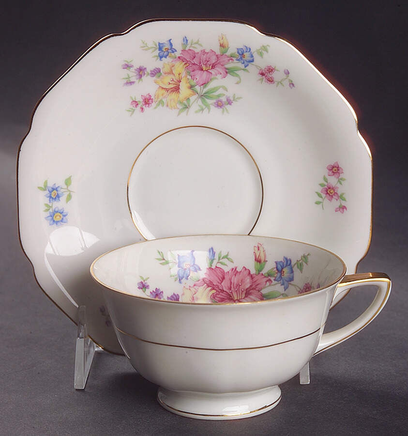 Strasbourg Footed Cup & Saucer Set by Heinrich - H&C-1