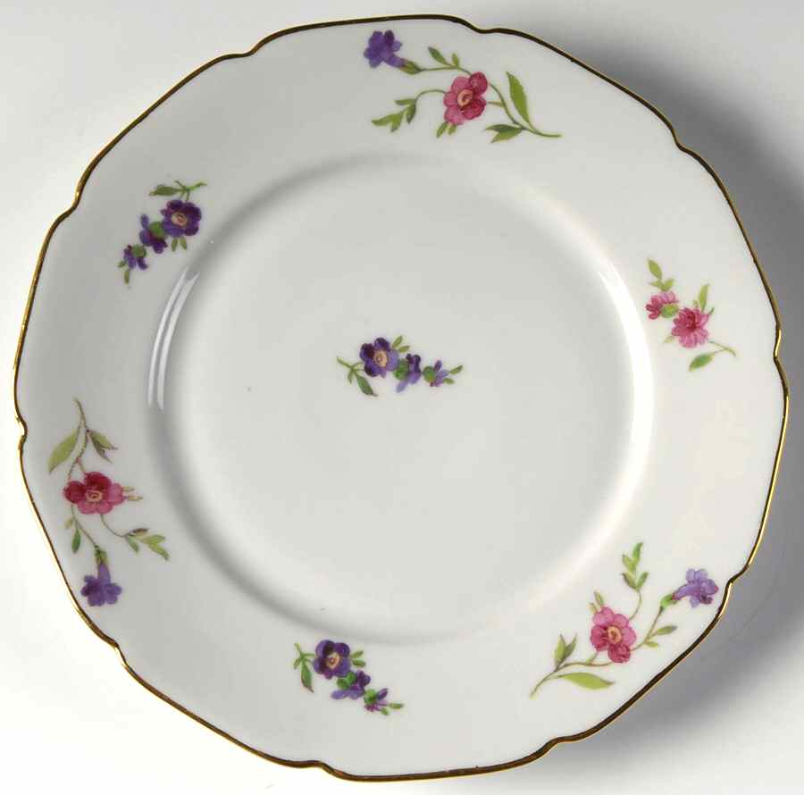 Victoria (Multicolor Flowers) Bread & Butter Plate by Heinrich - H&C-1