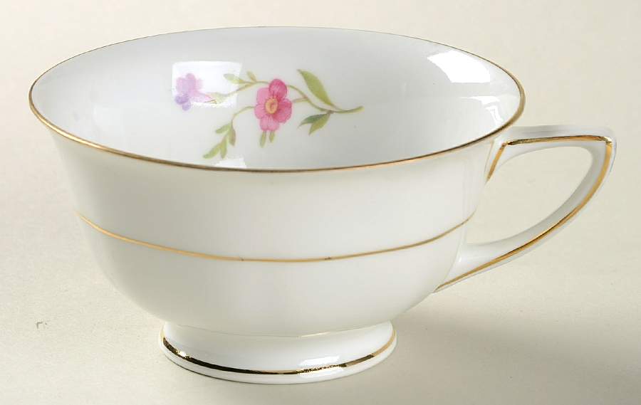 Victoria (Multicolor Flowers) Footed Cup by Heinrich - H&C-1