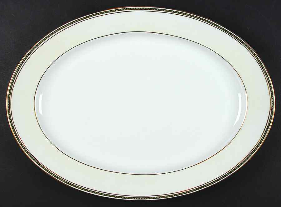 Victoria (Tulips, Dots) 16" Oval Serving Platter by Heinrich - H&C-1