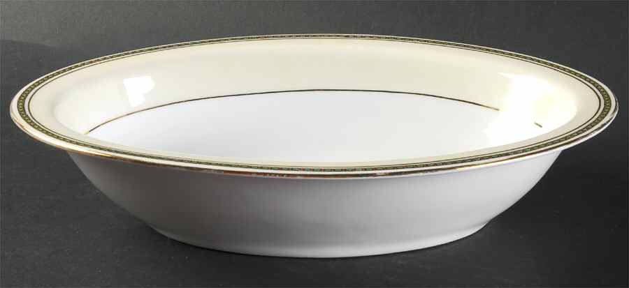 Victoria (Tulips, Dots) 10" Oval Vegetable Bowl by Heinrich - H&C-1