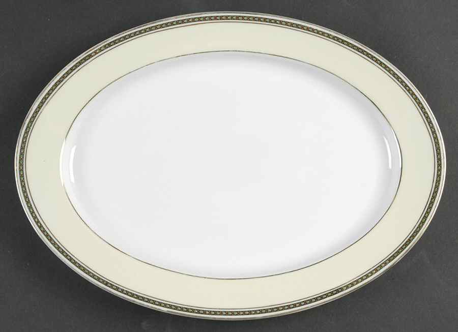 Victoria (Tulips, Dots) 11" Oval Serving Platter by Heinrich - H&C-1