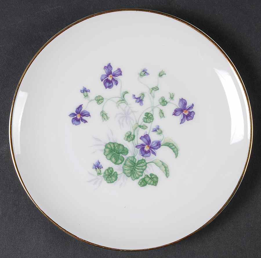 Violet Bread & Butter Plate by Heinrich - H&C-1