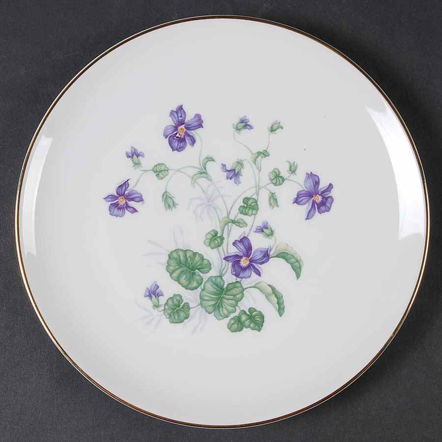 Violet Salad Plate by Heinrich - H&C-1