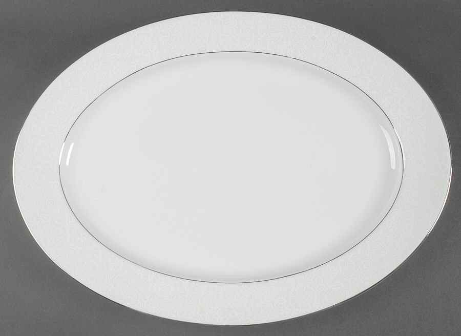 White Lace 16" Oval Serving Platter by Heinrich - H&C-1