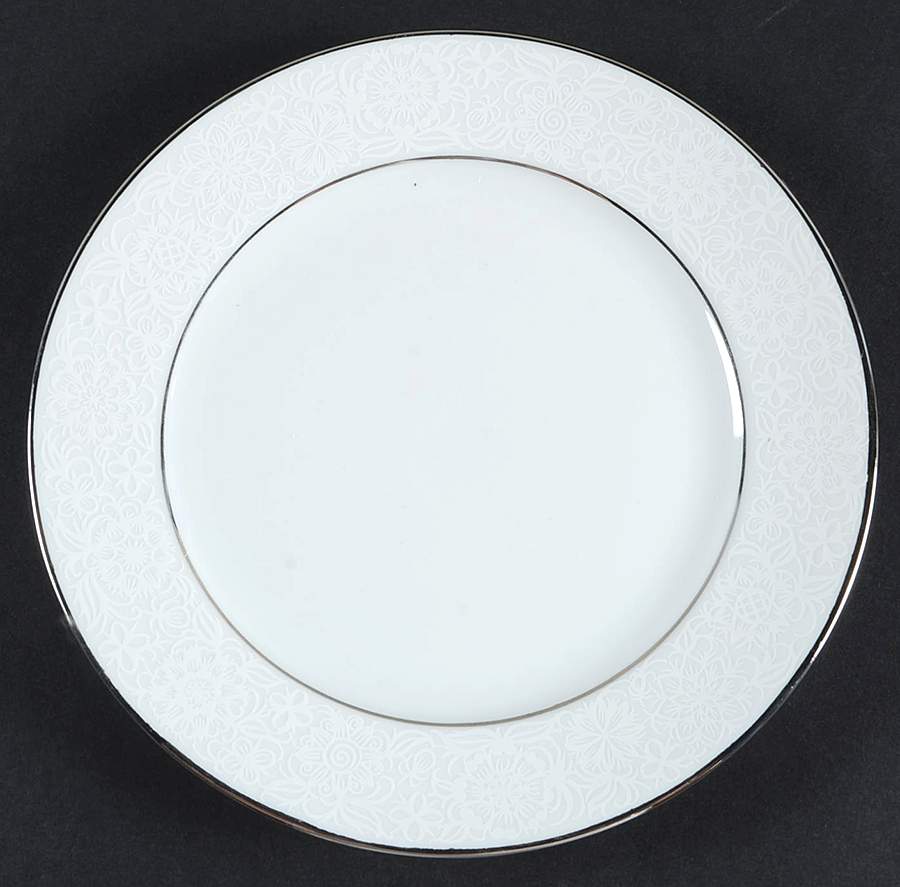 White Lace Bread & Butter Plate by Heinrich - H&C-1