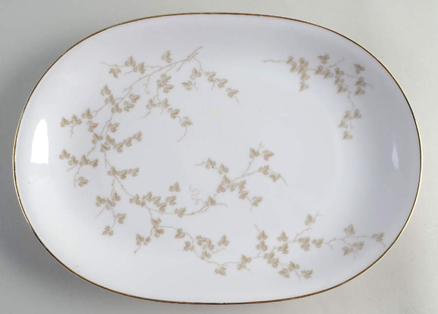 Windblown 13" Oval Serving Platter by Heinrich - H&C-1