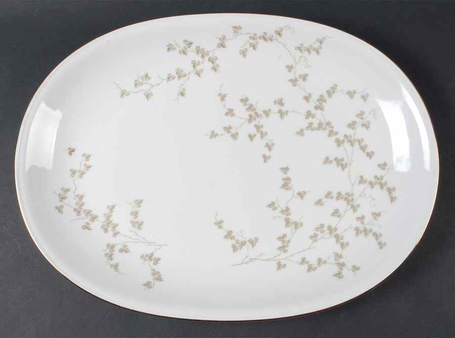 Windblown 16" Oval Serving Platter by Heinrich - H&C-1