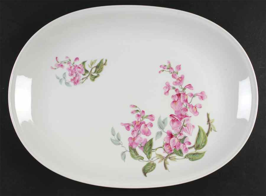 Wisteria 16" Oval Serving Platter by Heinrich - H&C-1