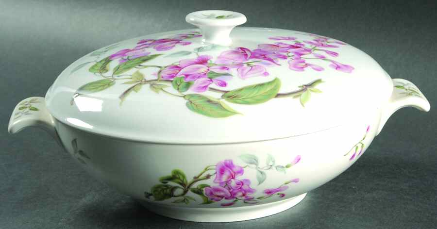 Wisteria Round Covered Vegetable by Heinrich - H&C-1