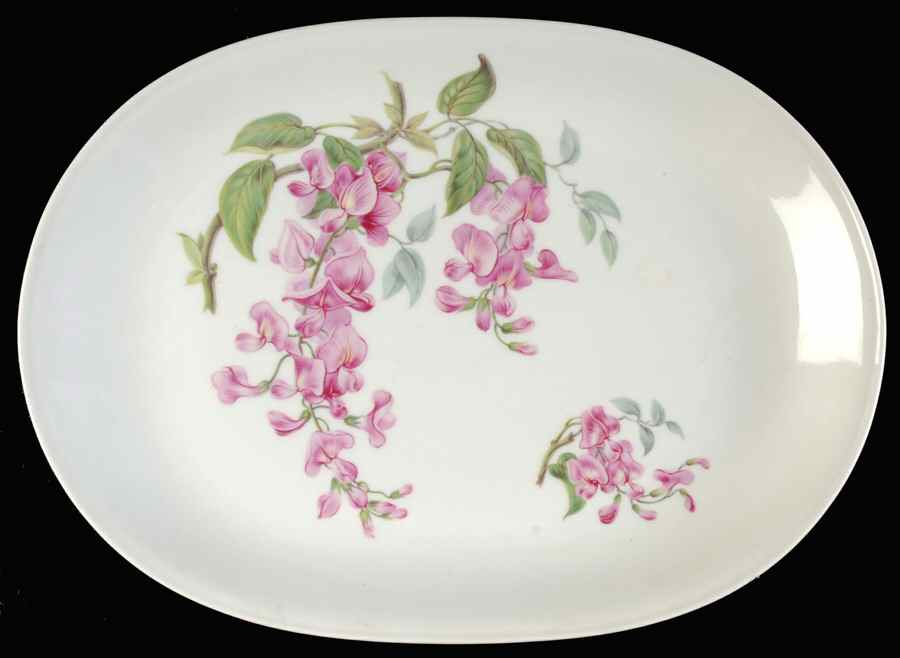 Wisteria 13" Oval Serving Platter by Heinrich - H&C-1