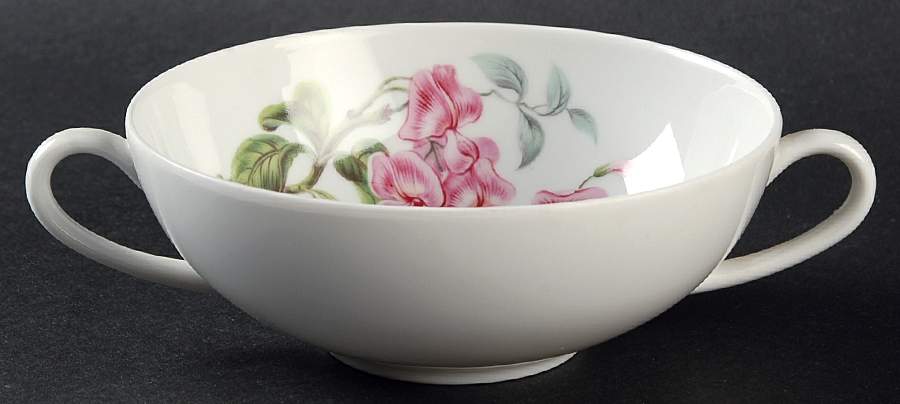 Wisteria Flat Cream Soup Bowl by Heinrich - H&C-1