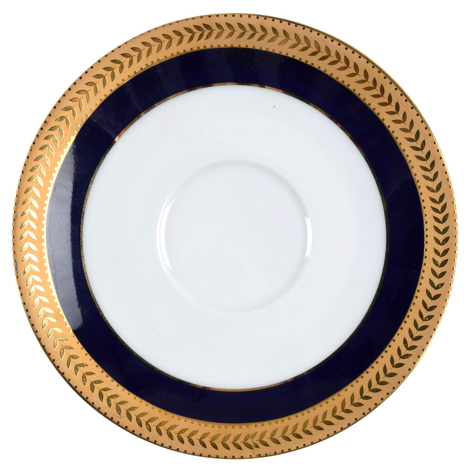 Cobalt Forum Saucer by Horchow-1