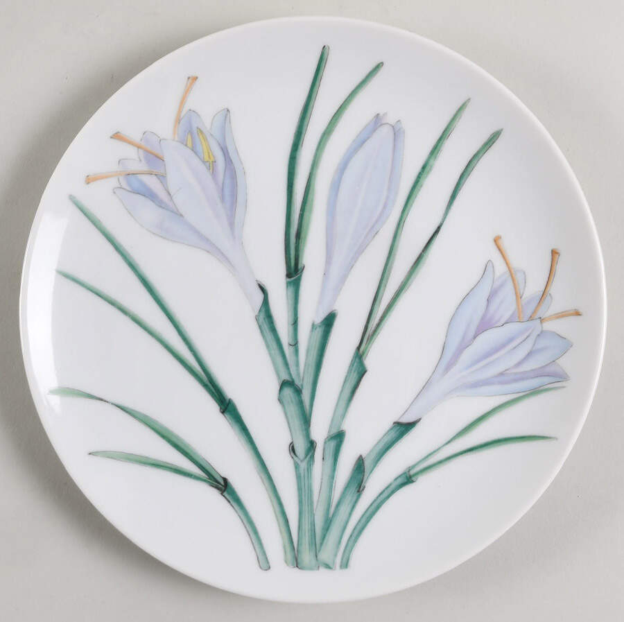 Botanical Herb Seed Salad Plate by Horchow-1