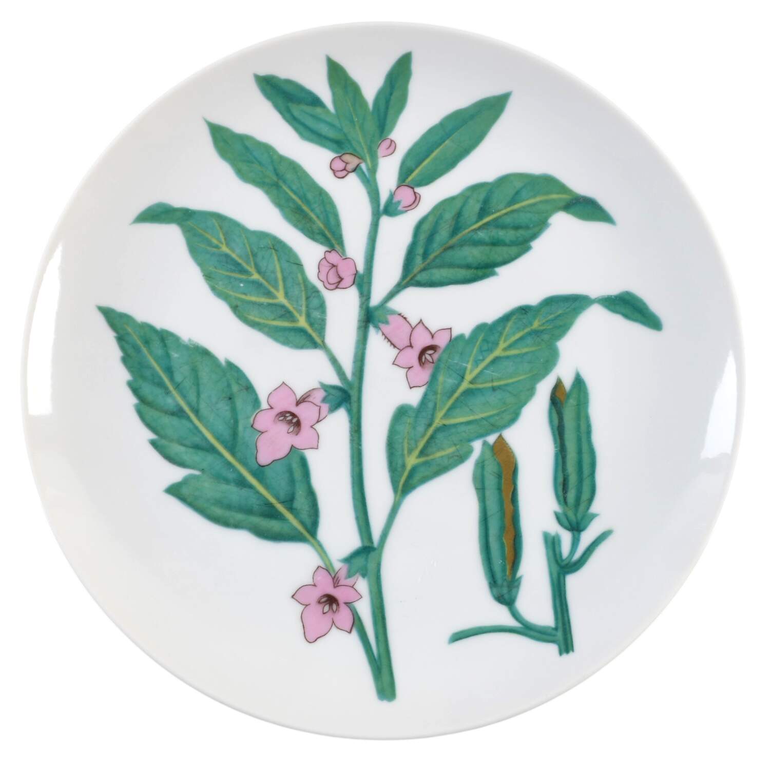 Botanical Herb Seed Salad Plate by Horchow-1