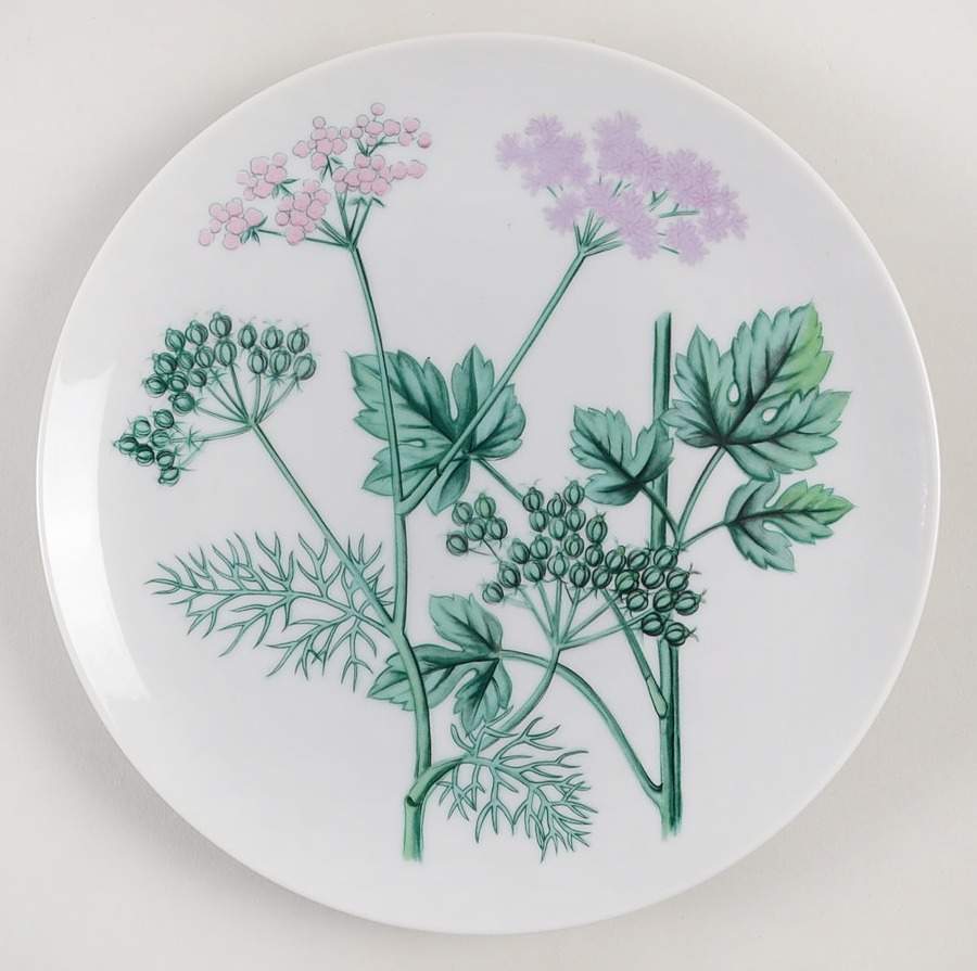 Botanical Herb Seed Salad Plate by Horchow-1