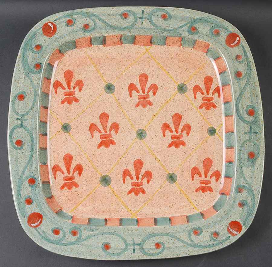 Medici 16" Square Serving Platter by Horchow-1