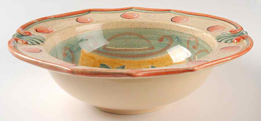 Medici 12" Large Salad Serving Bowl by Horchow-1