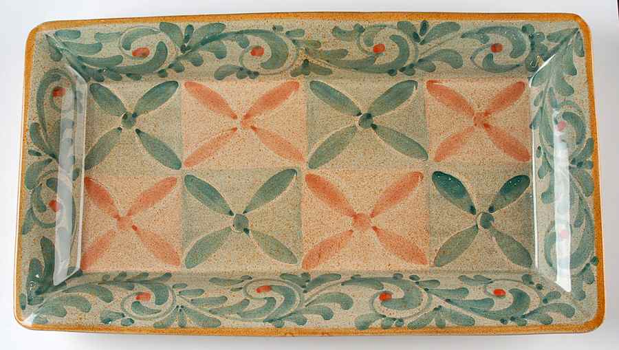 Medici 19" Rectangular Tray by Horchow-1