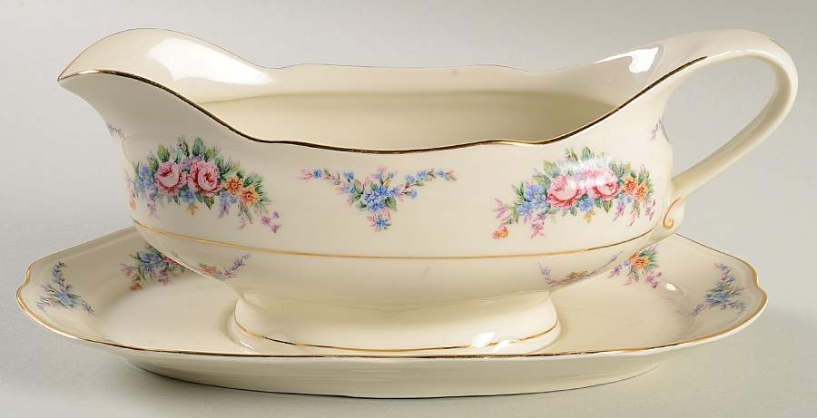 Annette Gravy Boat with Attached Underplate by Haas-Czjzek Coronado-1