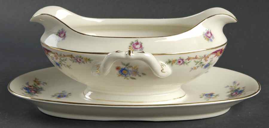 Clairette Gravy Boat with Attached Underplate by Haas-Czjzek Coronado-1