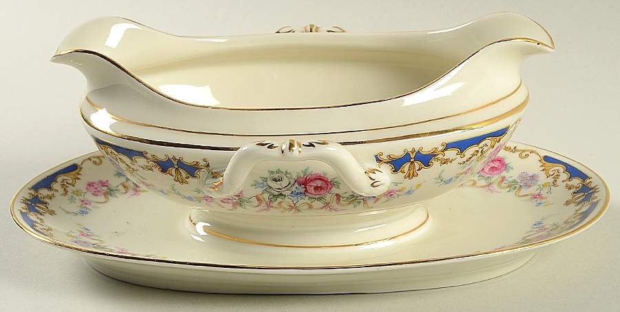 Emilie Gravy Boat with Attached Underplate by Haas-Czjzek Coronado-1