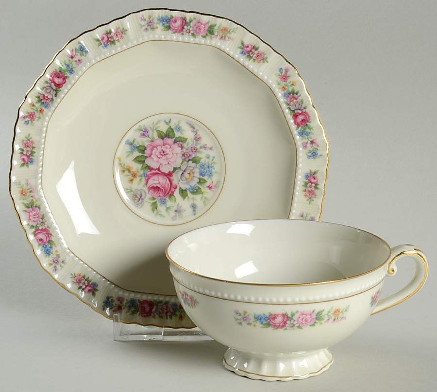 HCZ1 Footed Cup & Saucer Set by Haas-Czjzek Coronado-1