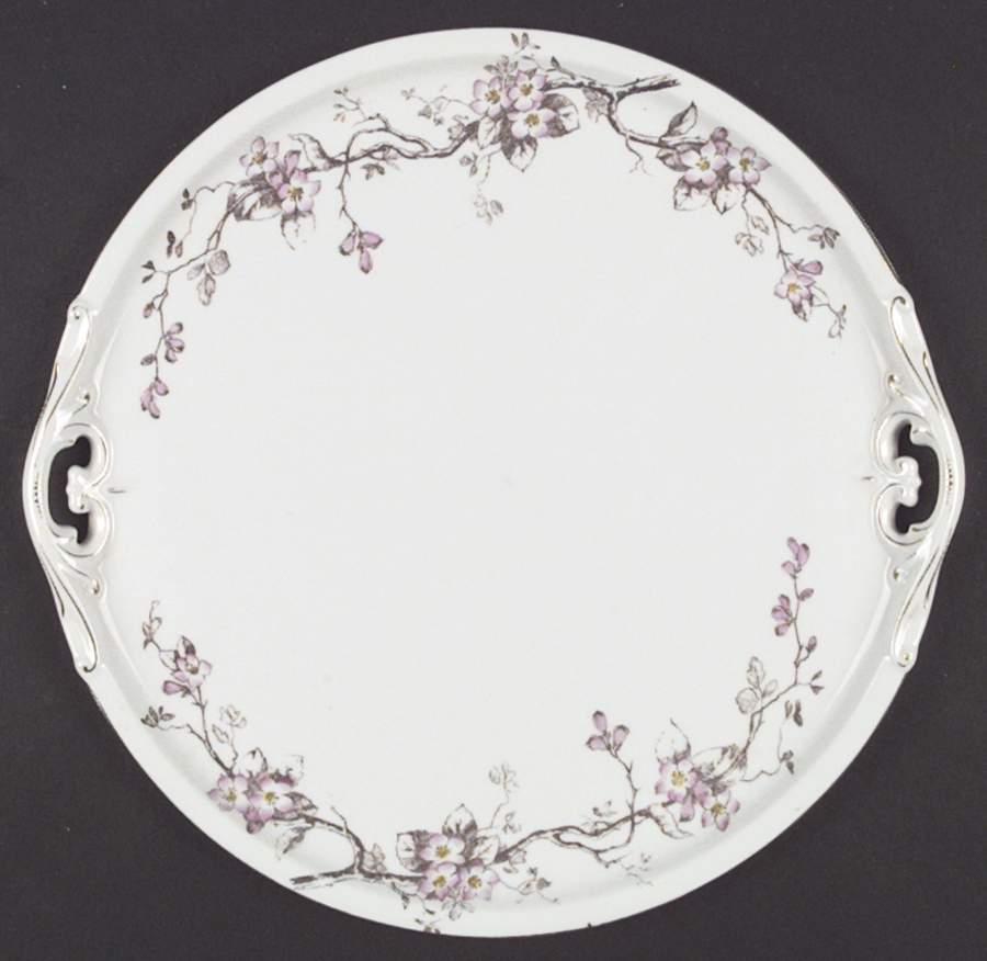 HCZ17 Handled Cake Plate by Haas-Czjzek Coronado-1