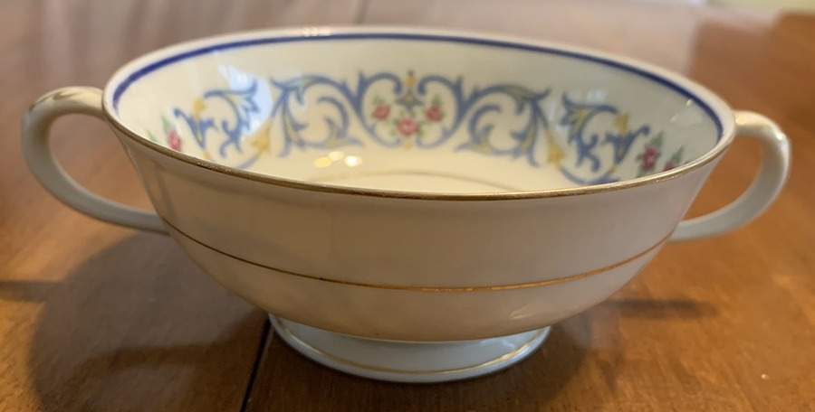 Ile De France Footed Cream Soup Bowl by Haas-Czjzek Coronado-1