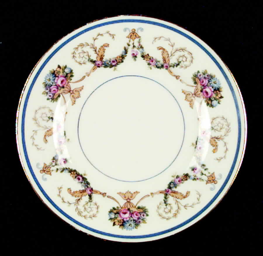 La Boheme Blue Bread & Butter Plate by Haas-Czjzek Coronado-1