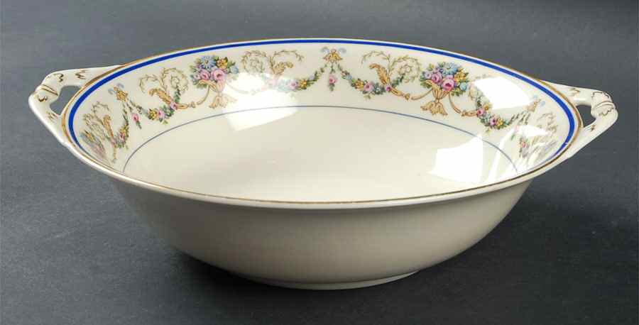 La Boheme Blue 9" Round Vegetable Bowl by Haas-Czjzek Coronado-1
