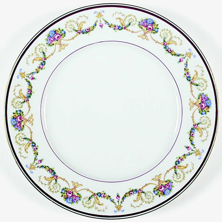La Boheme Maroon Dinner Plate by Haas-Czjzek Coronado-1
