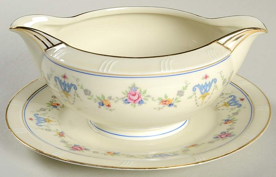 Patricia (Coronado) Gravy Boat with Attached Underplate by Haas-Czjzek Coronado-1
