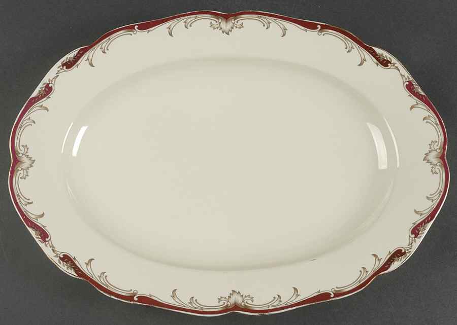 Prague 15" Oval Serving Platter by Haas-Czjzek Coronado-1