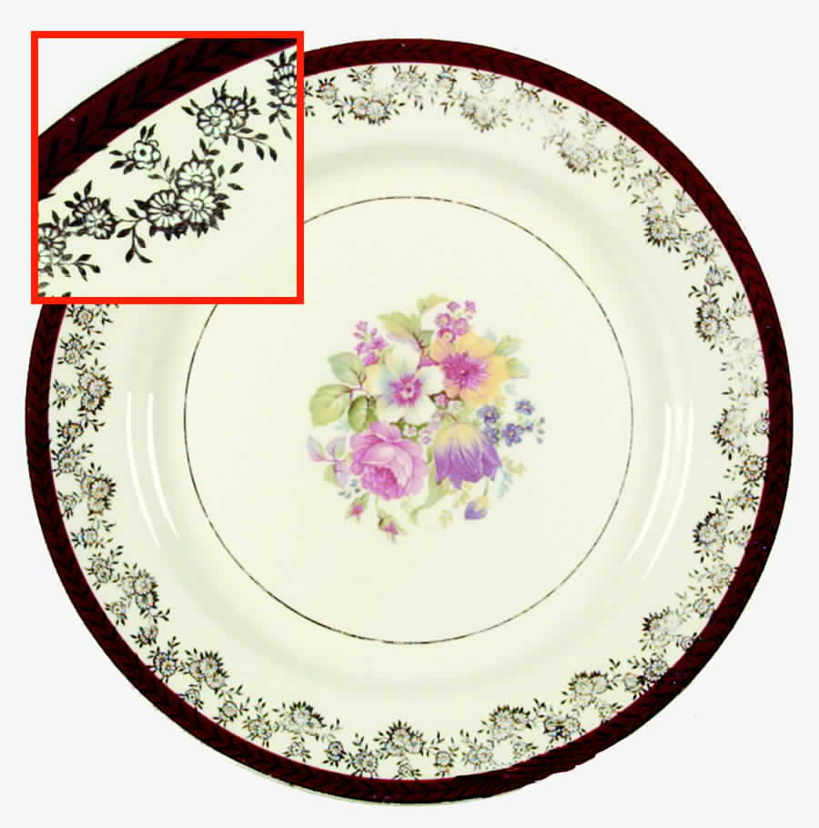 De Luxe Fresco Dinner Plate by Heritage China-1
