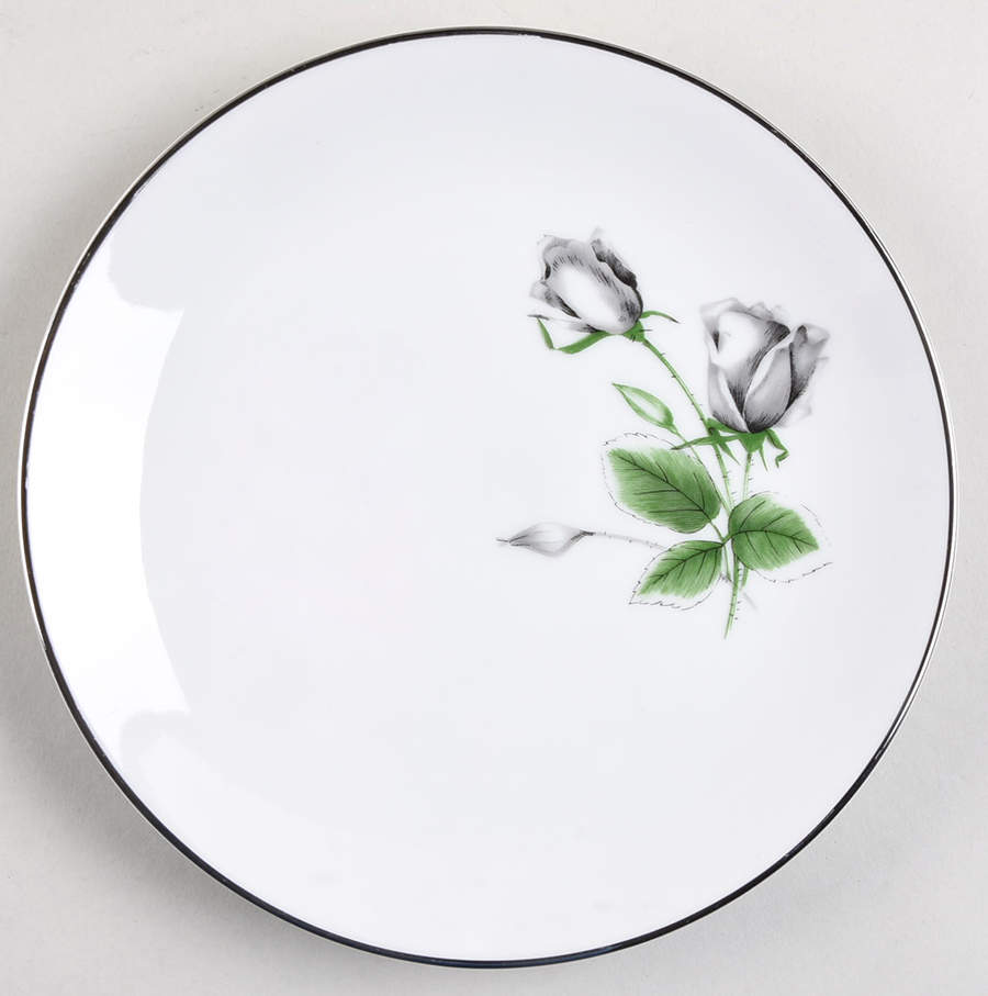 Midnight Rose Salad Plate by Heritage China-1