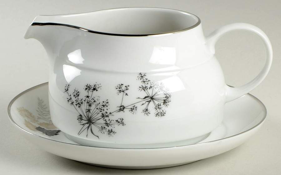 Wooddale Gravy Boat & Underplate by Heritage China-1