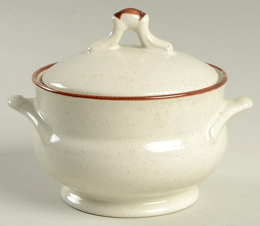 Champagne Sugar Bowl & Lid by Hearthside-1