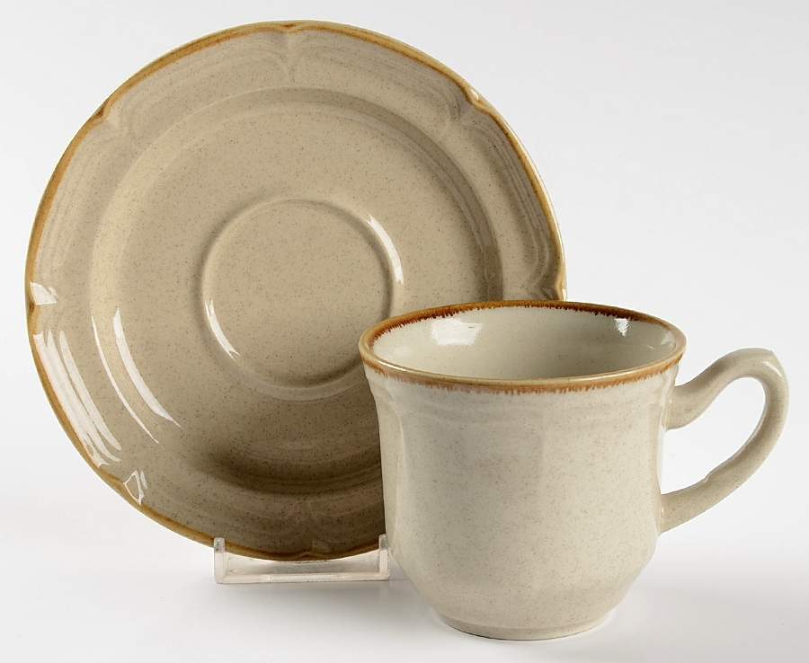 The Classics Flat Cup & Saucer Set by Hearthside-1
