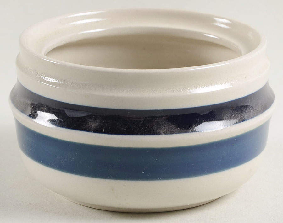 Estate Blue Navy Sugar Bowl No Lid by Hearthside-1