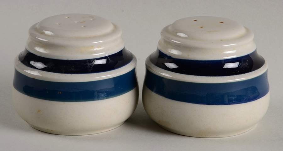Estate Blue Navy Salt & Pepper Set by Hearthside-1
