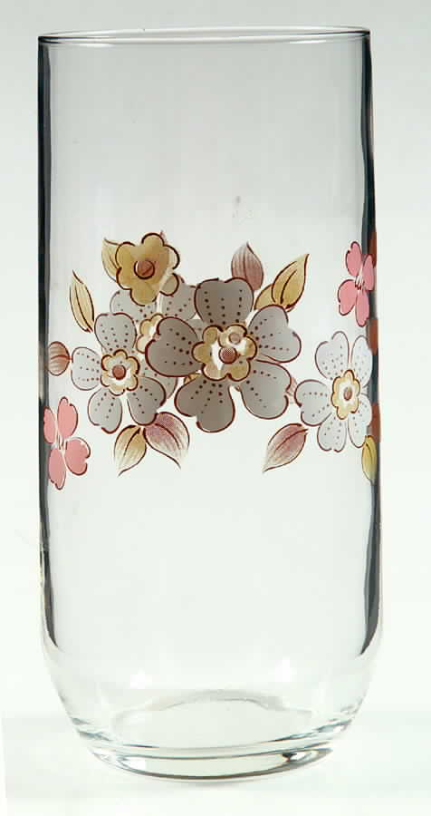 Fleur De Bois Peach 14 Oz Glassware Tumbler by Hearthside-1